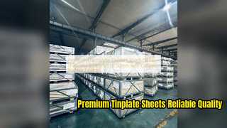 Lembaran Tinplate Elektrolit Premium untuk Kemasan Logam