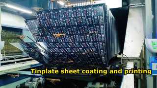 Lembaran Piring Timah Kemasan Teh Premium