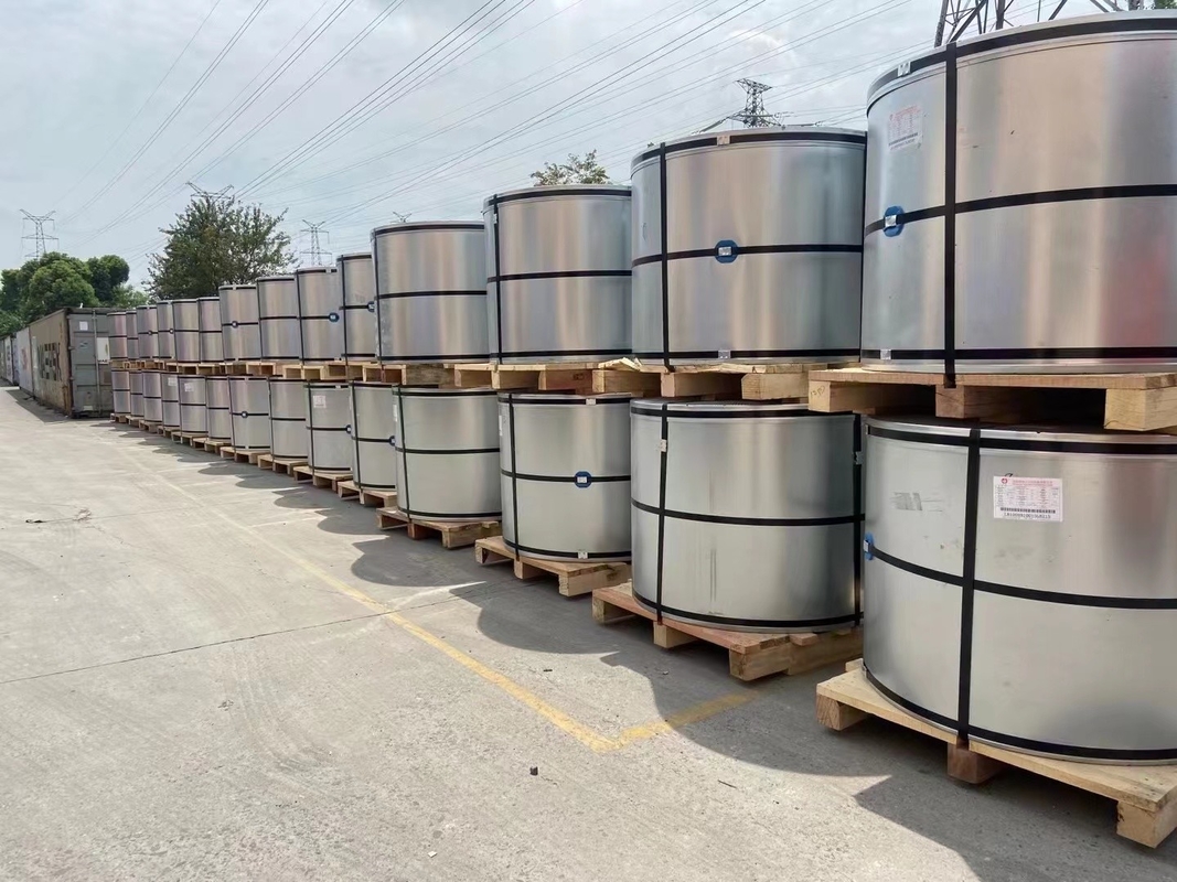 T4 MR Grade Electrolytic Tinplate Coil Dengan BA CA Temper Tinplate coils sheets SPTE TFS