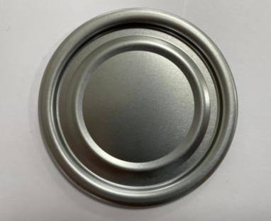 Ujung Normal Bawah 200 # 50mm Diameter 0.2mm Bentuk Bulat Tinplate Tutup Penutup Untuk Makanan Kaleng Tin cover