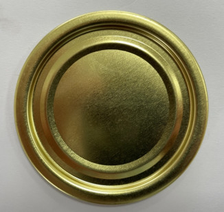 Kaleng Kaleng Bentuk Bulat Tutup Alu Kaleng Warna Putih Bawah 202D Diameter 52mm