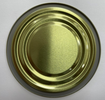307D Bawah Berakhir Tinplate Penutup Timah 83mm Untuk Kacang Ikan Kaleng bawah