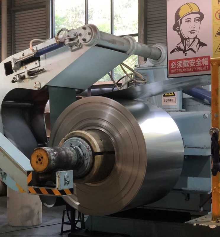 Elektrolisit Tinplate Coil Cold Rolled Coil untuk produksi makanan berbeda kaleng