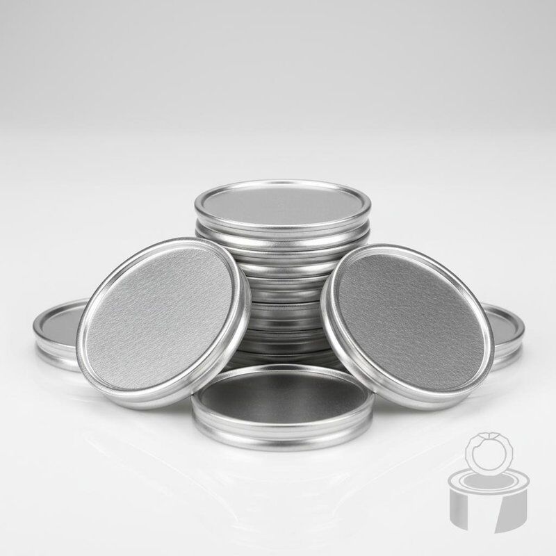 Sometime Has Tinplate Lid Offering High Corrosion Resistance Due to Tin Coating OEM Services for Metal Container Sealing
