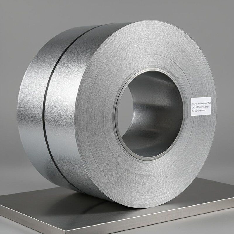 55% Aluminium Hot Dip Galvalume Steel Sheet Coil - tahan korosi Ketebalan 0,5-1,0 mm