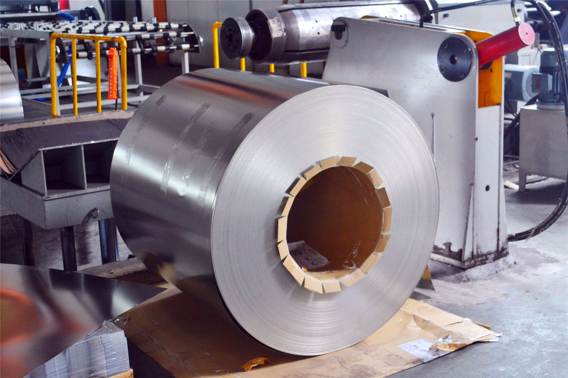 SPCC Grade Electrolytic Tinplate Steel Coil SPTE 2.8/2.8, 2.0/2.0,11.2/11.2 lapisan timah