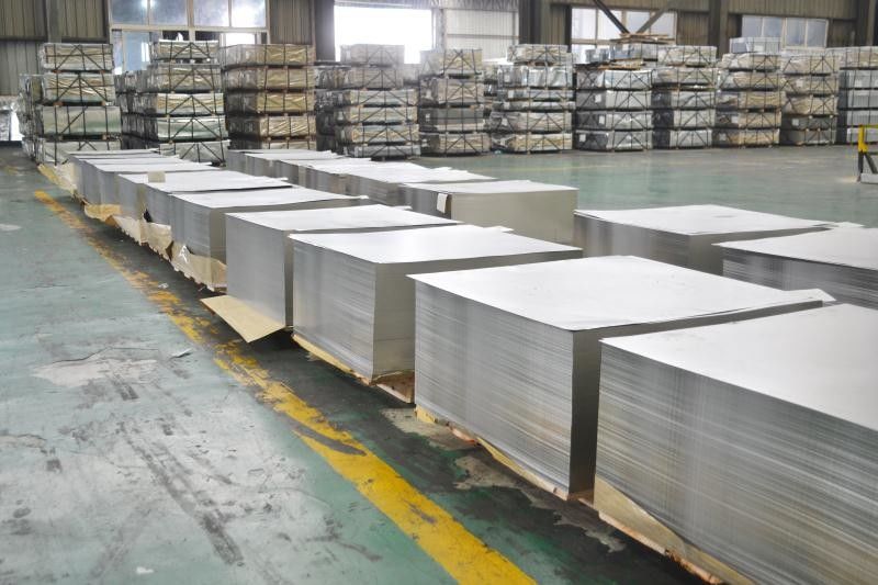 Lembar timah elektrolitik untuk Tutup Timah Makanan 0.20mm 0.21mm 0.22mm ketebalan SPTE / TFS